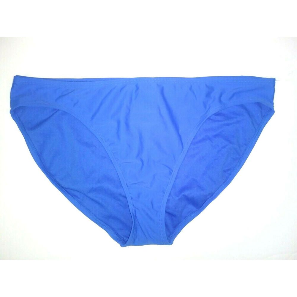 Island Escape Bikini Bottom Blue Size: 14 ~ NWT